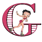 Alfabetten Betty boop 4 