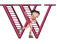 Alfabetten Betty boop 4 