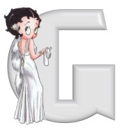 Alfabetten Betty boop 5 Letter G