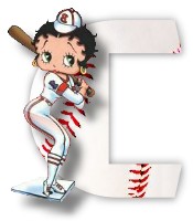 Alfabetten Betty boop 6 