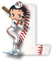 Alfabetten Betty boop 6 