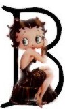 Alfabetten Betty boop 7 