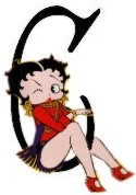 Alfabetten Betty boop 7 