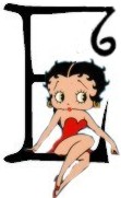 Alfabetten Betty boop 7 