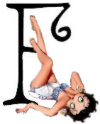 Alfabetten Betty boop 7 