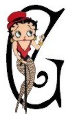 Alfabetten Betty boop 7 