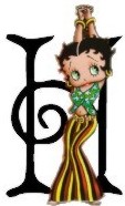 Alfabetten Betty boop 7 