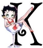 Alfabetten Betty boop 7 