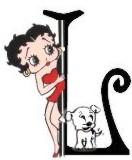 Alfabetten Betty boop 7 