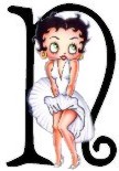 Alfabetten Betty boop 7 