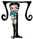 Alfabetten Betty boop 7 