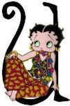 Alfabetten Betty boop 7 