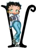 Alfabetten Betty boop 7 