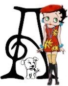 Alfabetten Betty boop 7 