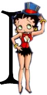 Alfabetten Betty boop 7 