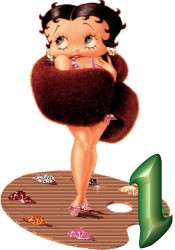 Alfabetten Betty boop jewels 