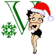 Alfabetten Betty boop kerst 