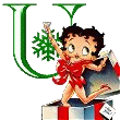 Alfabetten Betty boop kerst 