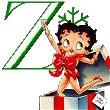 Alfabetten Betty boop kerst 