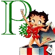 Alfabetten Betty boop kerst 