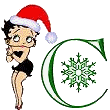 Alfabetten Betty boop kerst 