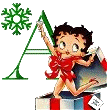 Alfabetten Betty boop kerst 