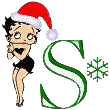 Alfabetten Betty boop kerst 