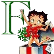 Alfabetten Betty boop kerst 