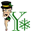 Alfabetten Betty boop kerst 