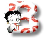 Alfabetten Betty boop kus 