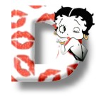 Alfabetten Betty boop kus 