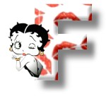 Alfabetten Betty boop kus 