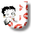 Alfabetten Betty boop kus 