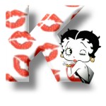 Alfabetten Betty boop kus 