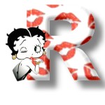 Alfabetten Betty boop kus 