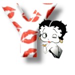 Alfabetten Betty boop kus 