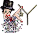 Alfabetten Betty boop transparant 2 