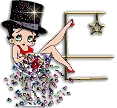 Alfabetten Betty boop transparant 2 