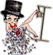 Alfabetten Betty boop transparant 2 