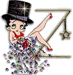 Alfabetten Betty boop transparant 2 