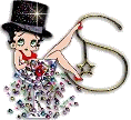 Alfabetten Betty boop transparant 2 