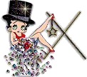 Alfabetten Betty boop transparant 2 