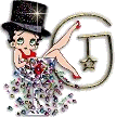 Alfabetten Betty boop transparant 2 