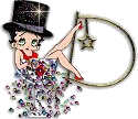 Alfabetten Betty boop transparant 2 