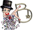 Alfabetten Betty boop transparant 2 