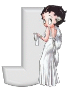 Alfabetten Betty boop transparant 4 