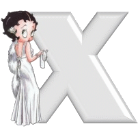 Alfabetten Betty boop transparant 4 