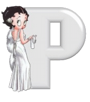 Alfabetten Betty boop transparant 4 