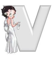 Alfabetten Betty boop transparant 4 