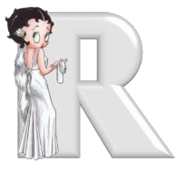 Alfabetten Betty boop transparant 4 